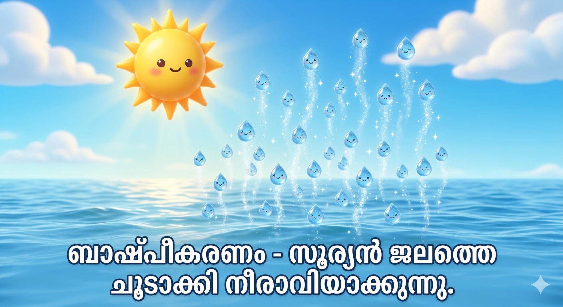 ജലചക്രം എന്താണ്? മഴ, മേഘങ്ങൾ, നദികൾ, സമുദ്രം എന്നിവയുടെ യാത്ര - മലയാളം വായനശാല